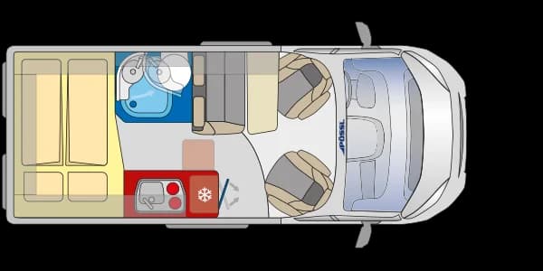 SUMMIT 540 - Distribución interior