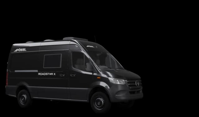 Negro Obsidiana Metalizado colour for PÖSSL - TTCamper Murcia